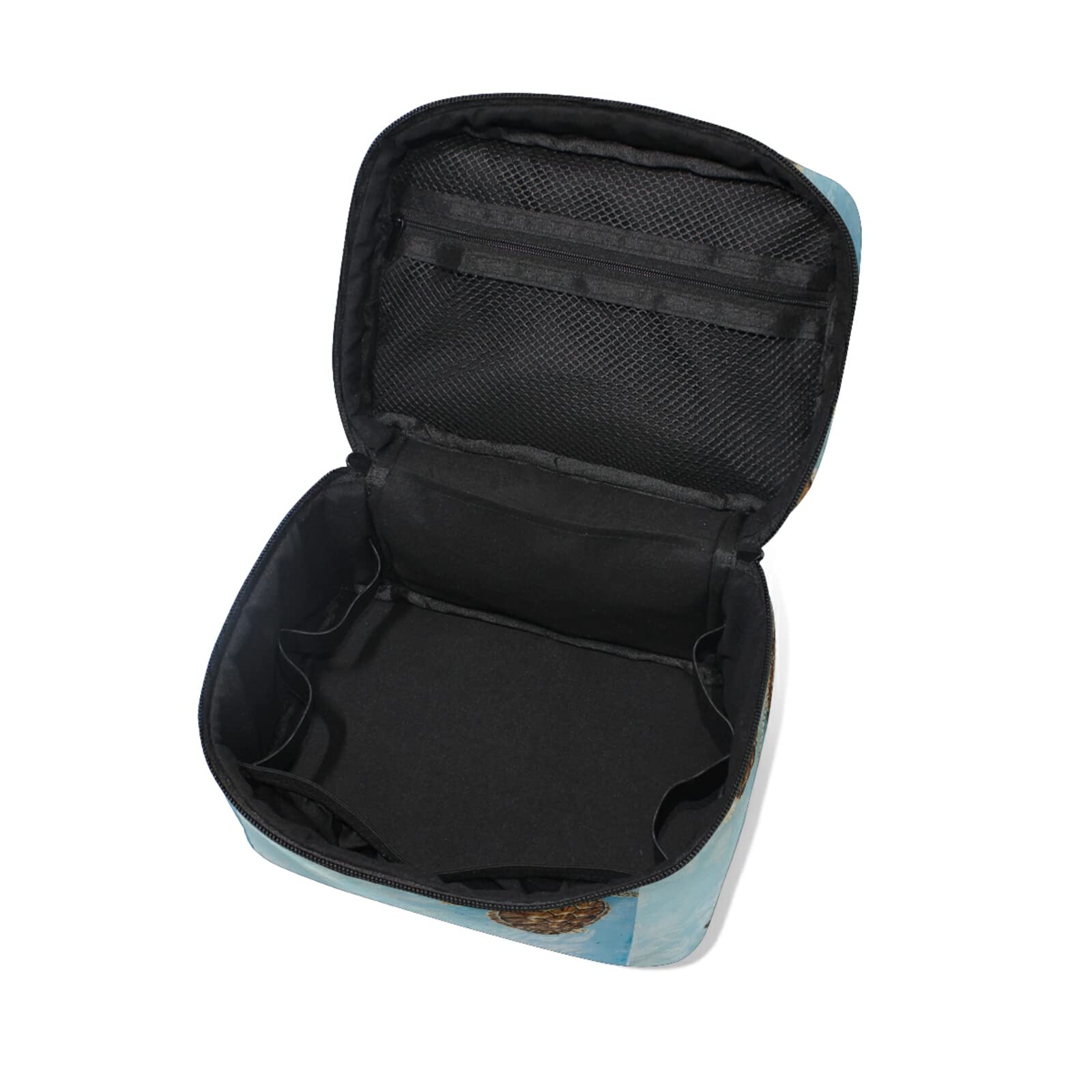 Waterproof Sea Turtle Makeup Bag for Women - Cute Animal Cosmetic Pouch Travel Toiletry Organizer - Perfect for Travel, Gym, Beach & Daily Use