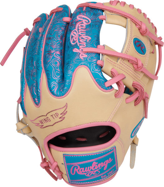 Rawlings Heart of the Hide Hot Vibe Baseball Glove - RGGC Series - PROR204W 2TEC 11.5 Inch for Youth & Adult Players - Perfect for Infield, Outfield & Practice Sessions