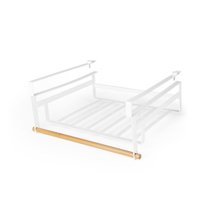 Under Shelf Basket Organizer - Space Saving Storage for Kitchen, Bathroom, or Office - Perfect for Spices, Toiletries, or Office Supplies