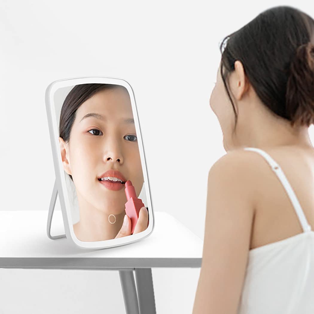 YHomU 10X Magnifying LED Makeup Mirror with Fogless & Flexible Design - Durable Cosmetic Mirror with Suction Cup for Shower, Travel, and Vanity Use