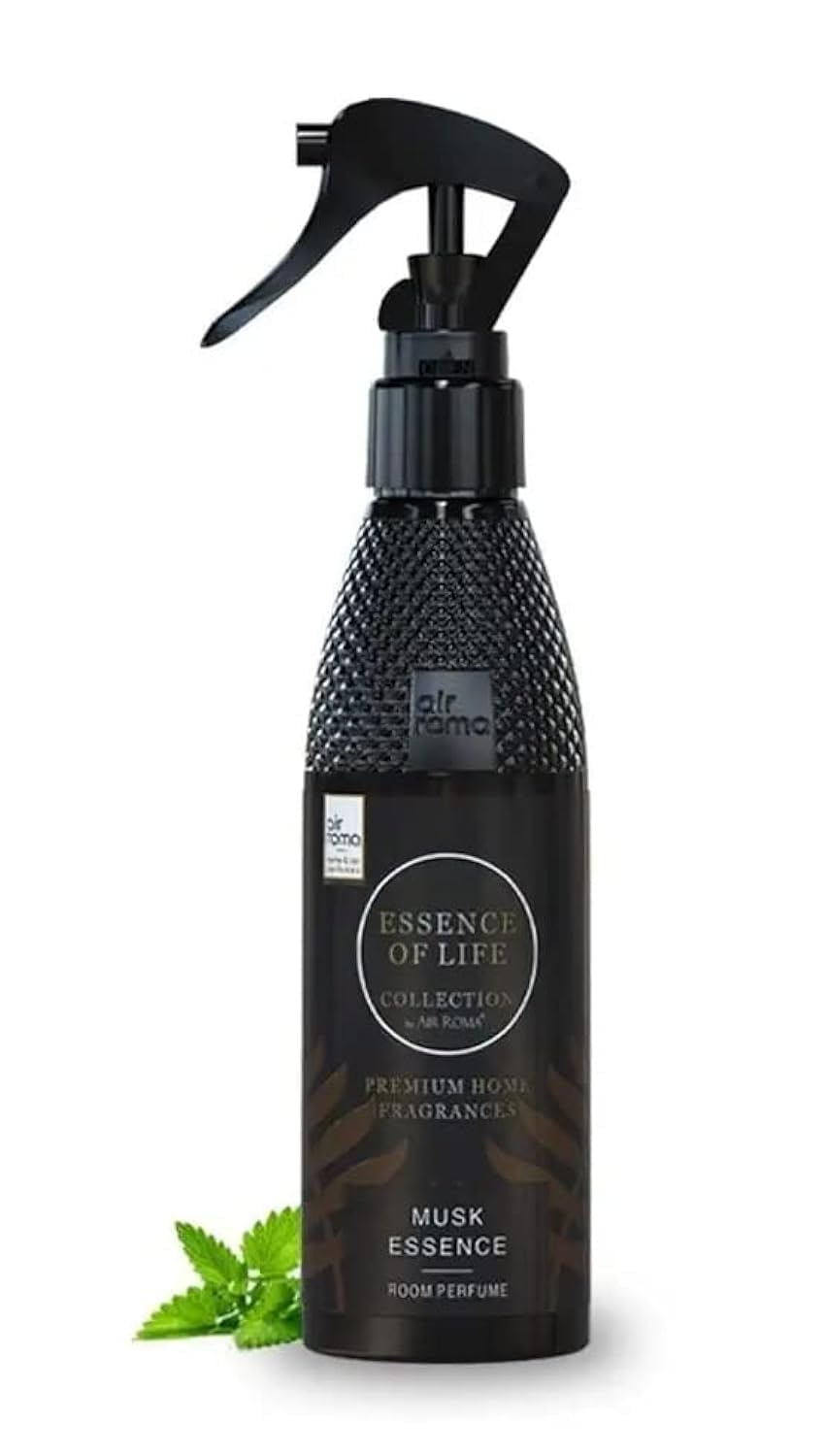 Premium AIR-ROMA Musk Essence Air Freshener Spray - Long-Lasting Fragrance for Home, Car & Office (200ml) - Eliminate Odors & Refresh Spaces Instantly