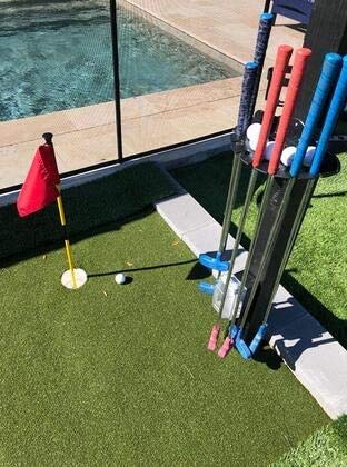 2 Pack Golf Club Organizers - Wall Mounted Golf Putter Rack & Storage Holder for Clubs - Easy Installation Golf Accessory - Perfect for Home, Garage, or Golf Club Organization