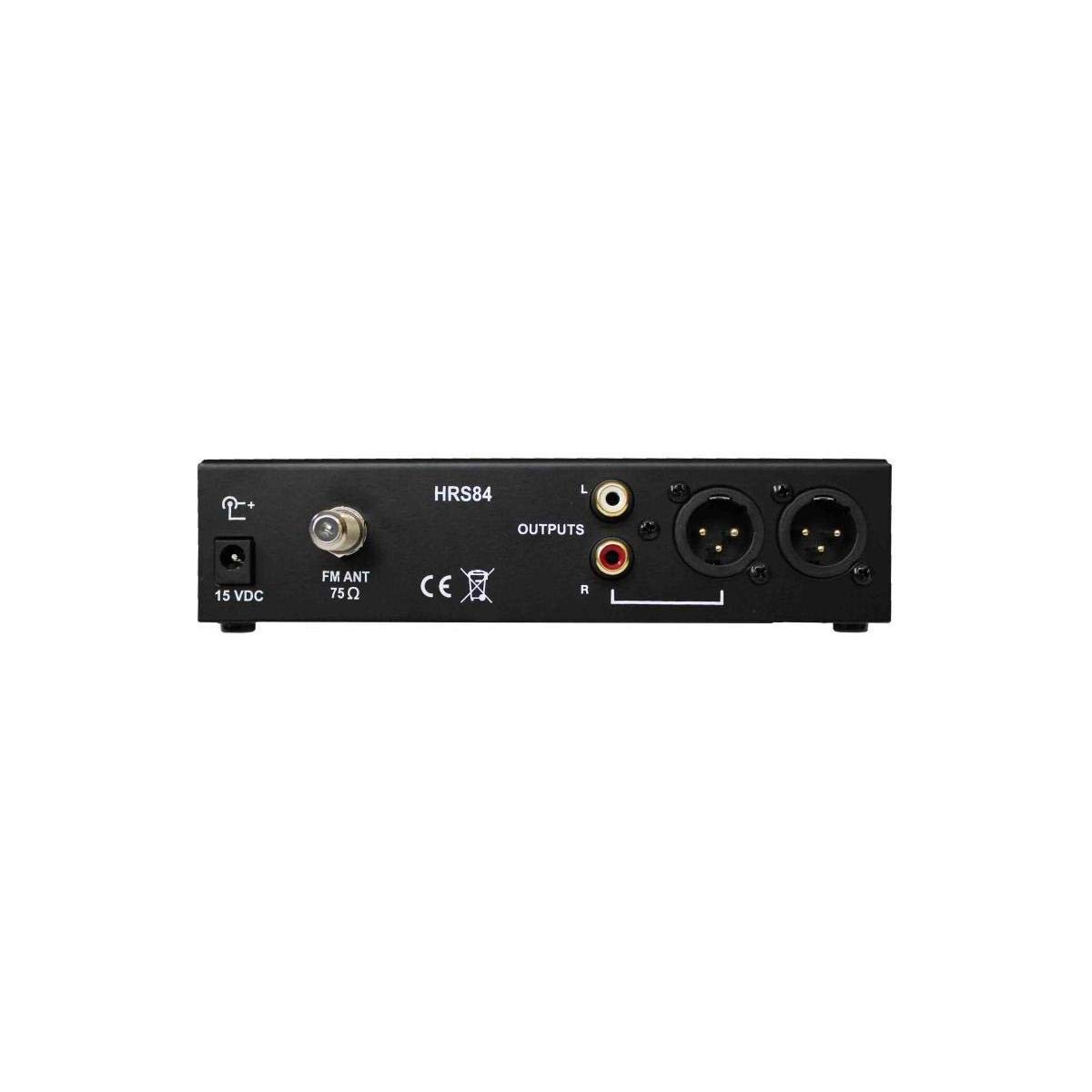 HRS84 FM Digital Tuner with XLR Outputs - Professional Audio Equipment for Studios, Live Events & Broadcasting