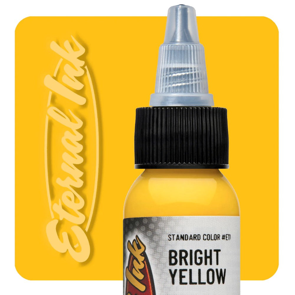 Eternal Ink Bright Yellow - Premium Long-lasting Ink for Art, Calligraphy & Tattoos | Ideal for Artists, Designers & Tattoo Enthusiasts