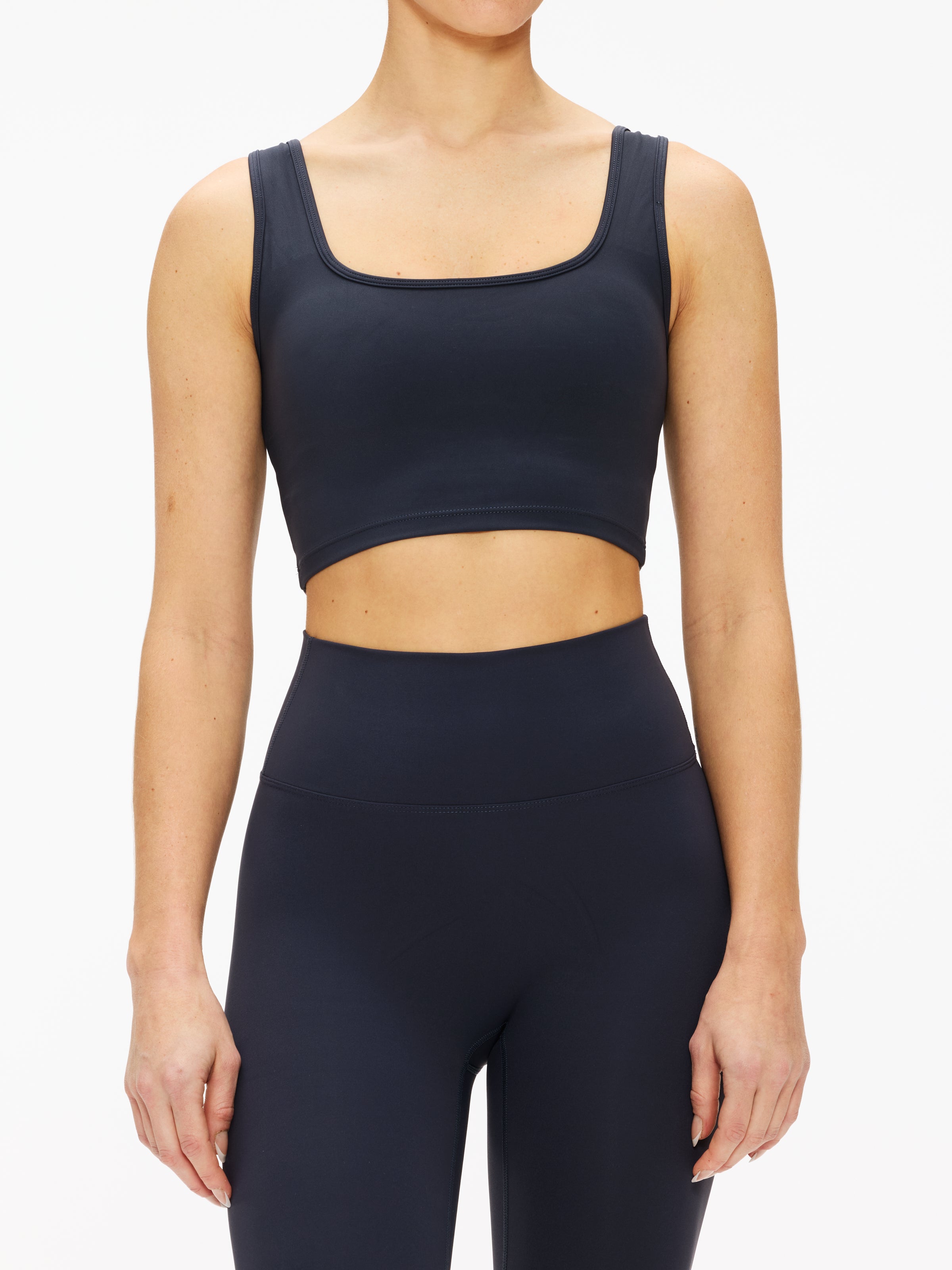 Adanola Ultimate Square Neck Bra - Women's Supportive Sports Bra for Yoga, Running & Gym Workouts - Comfortable & Breathable Activewear