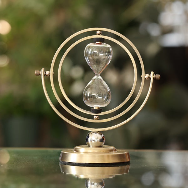 Bronze Time Turner Urn Rotating Hourglass - Elegant Home Decor for Harry Potter Fans | Perfect for Memorials, Gifts & Collectibles