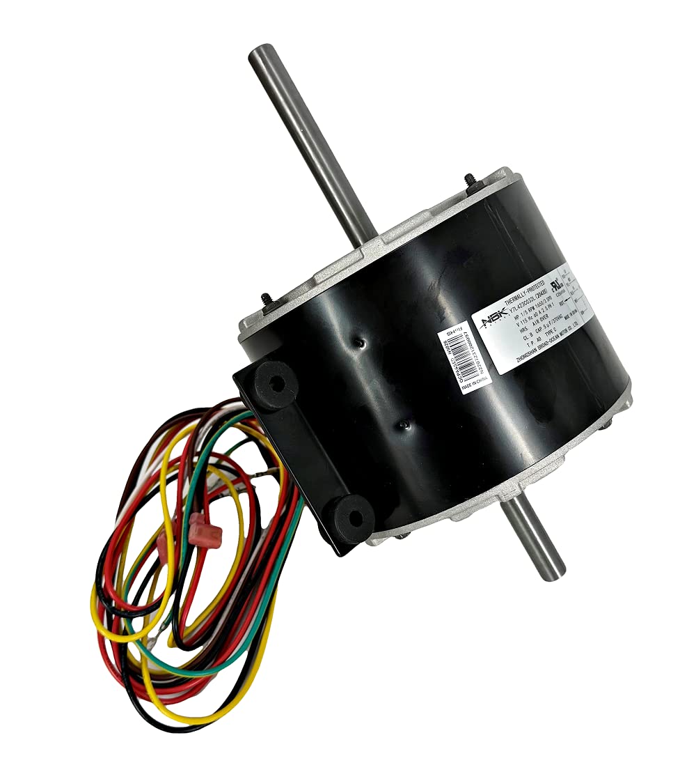 1/5 HP Fan Motor Replacement for Broad Ocean 3315332.005 - Compatible with HVAC Systems, Pool Heaters & Commercial Ventilation Units