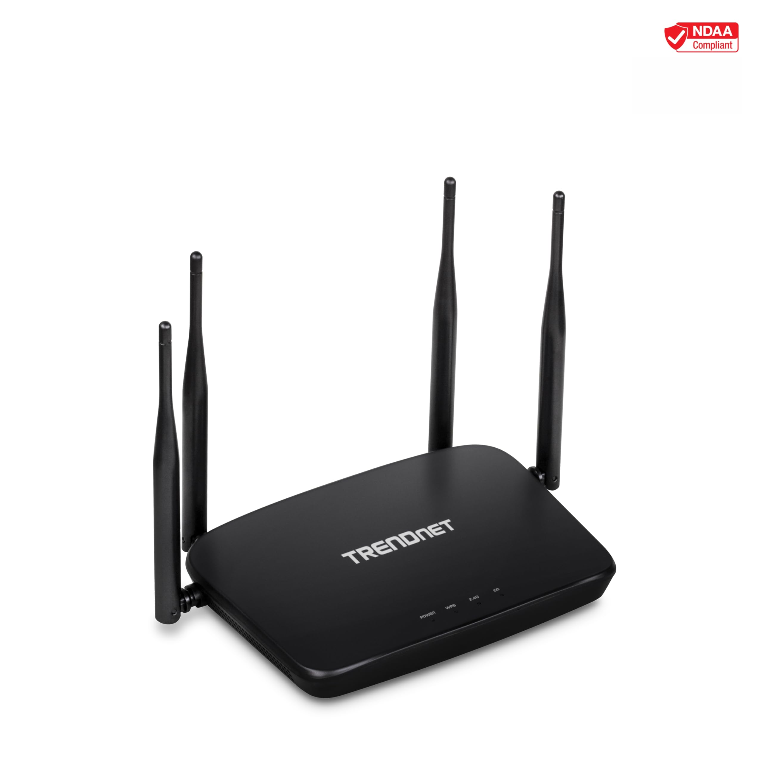 TRENDnet AC1200 Dual Band WiFi Router - TEW-831DR with Gigabit WAN Port, 4x5dBi Antennas | 867Mbps Wireless AC + 300Mbps Wireless N | MU-MIMO Technology for High-Speed Internet | Perfect for Home, Office & Gaming Streaming (1-Pack)