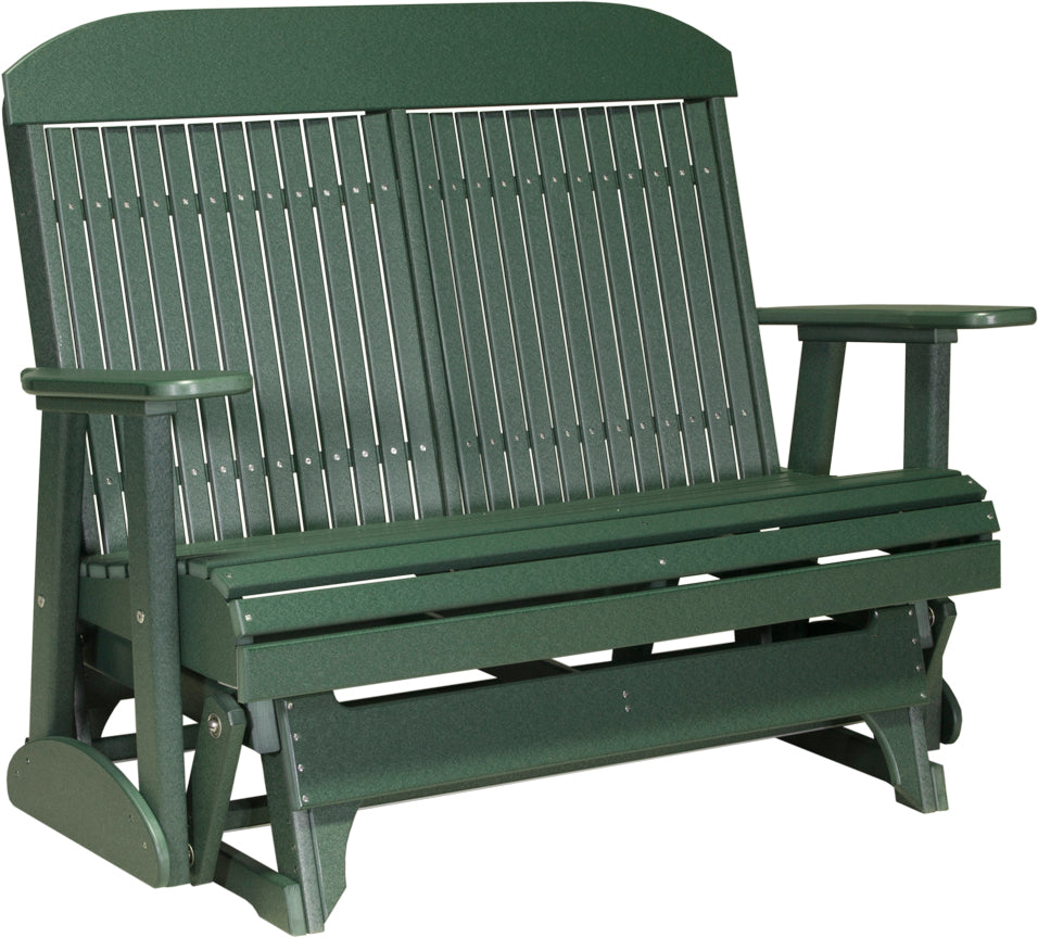 LuxCraft 4 Foot Classic Glider Rocking Chair - Perfect for Nursery, Living Room & Patio Relaxation