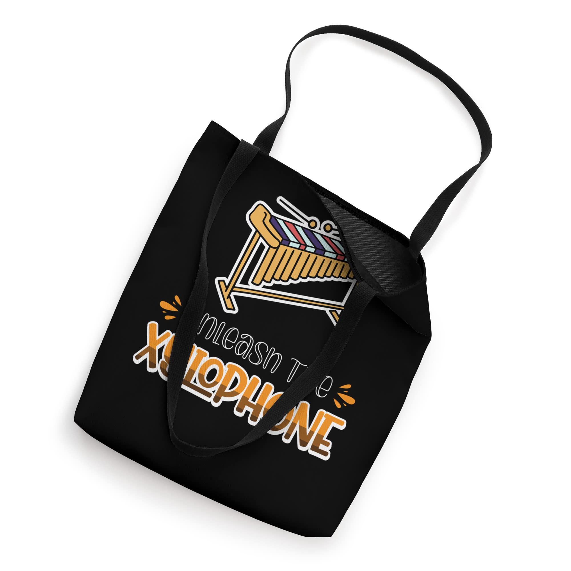 Stylish Xylophone Tote Bag for Women - Durable Canvas Shoulder Bag with Musical Note Design - Perfect for Music Lovers, Shopping, Beach & Daily Use