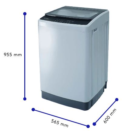Candy CATL 7088 LVSI 8KG Fully Automatic Top Load Washing Machine - Perfect for Apartments, Small Homes & Laundry Rooms