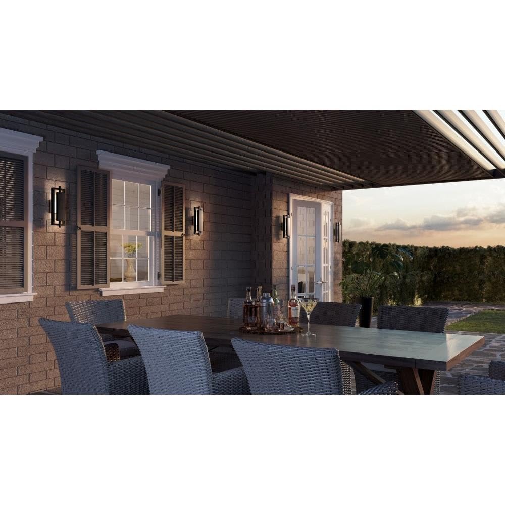 Modern LED Outdoor Wall Lantern - 16