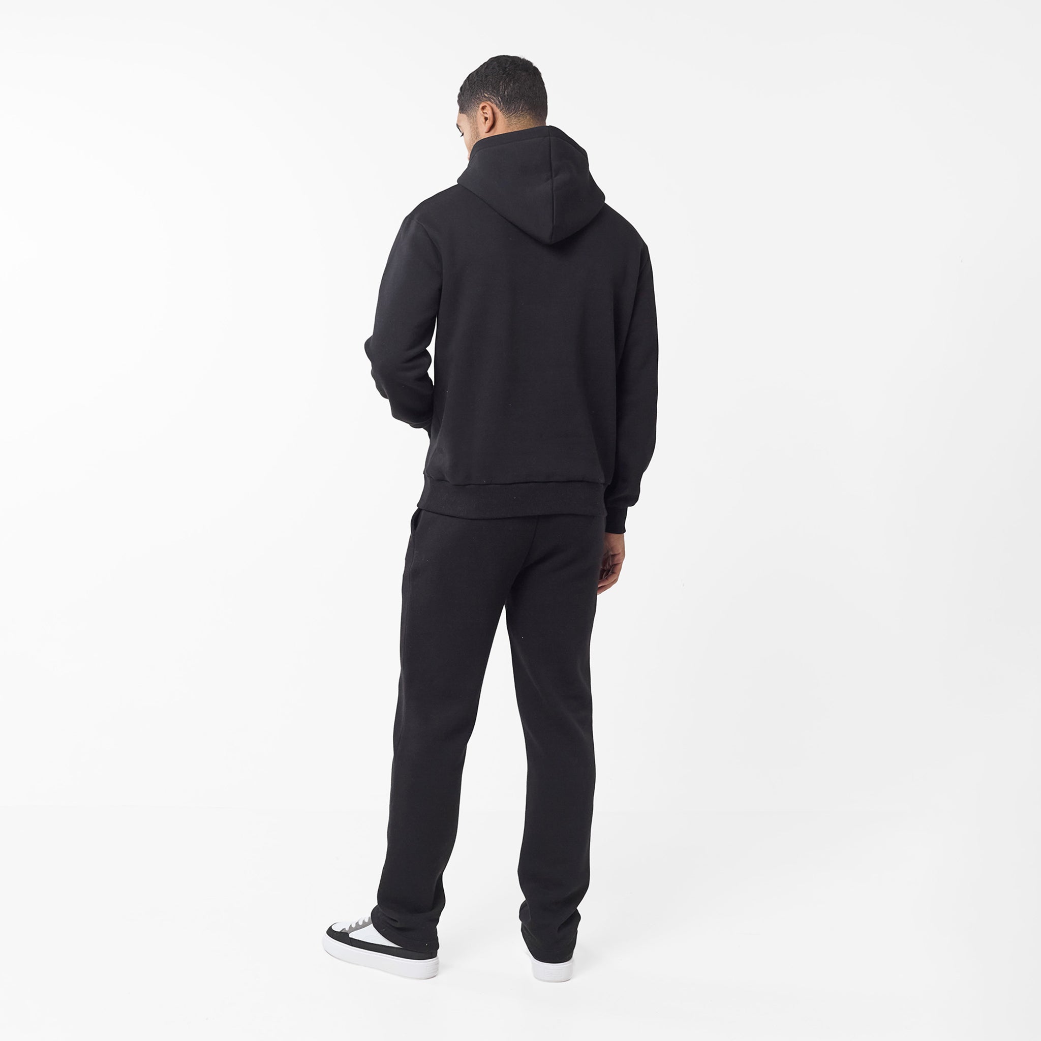 Embroidered Icon Hoodie for Men & Women - Soft Cotton Pullover with Stylish Design - Perfect for Casual Wear, Street Fashion & Everyday Comfort | Black