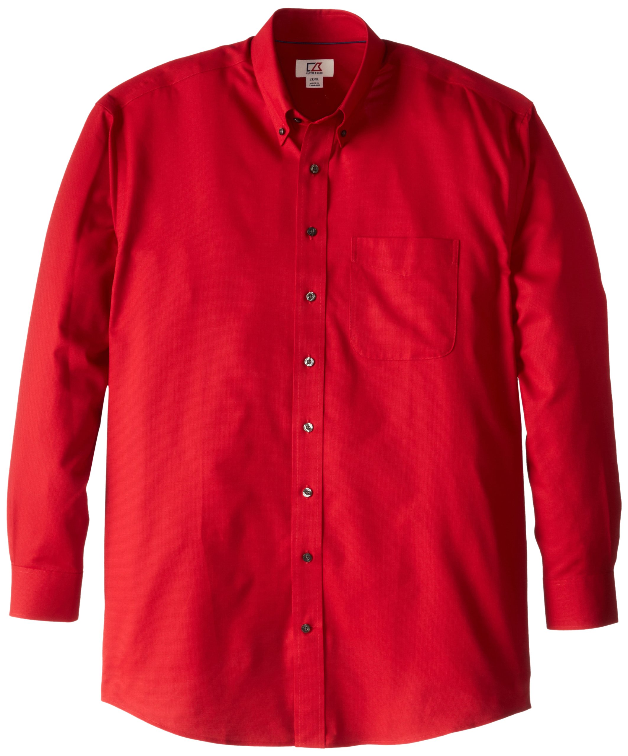 Cutter & Buck Men's Big & Tall Easy Care Nailshead Shirt - Comfortable Dress Shirt for Office, Business & Casual Wear