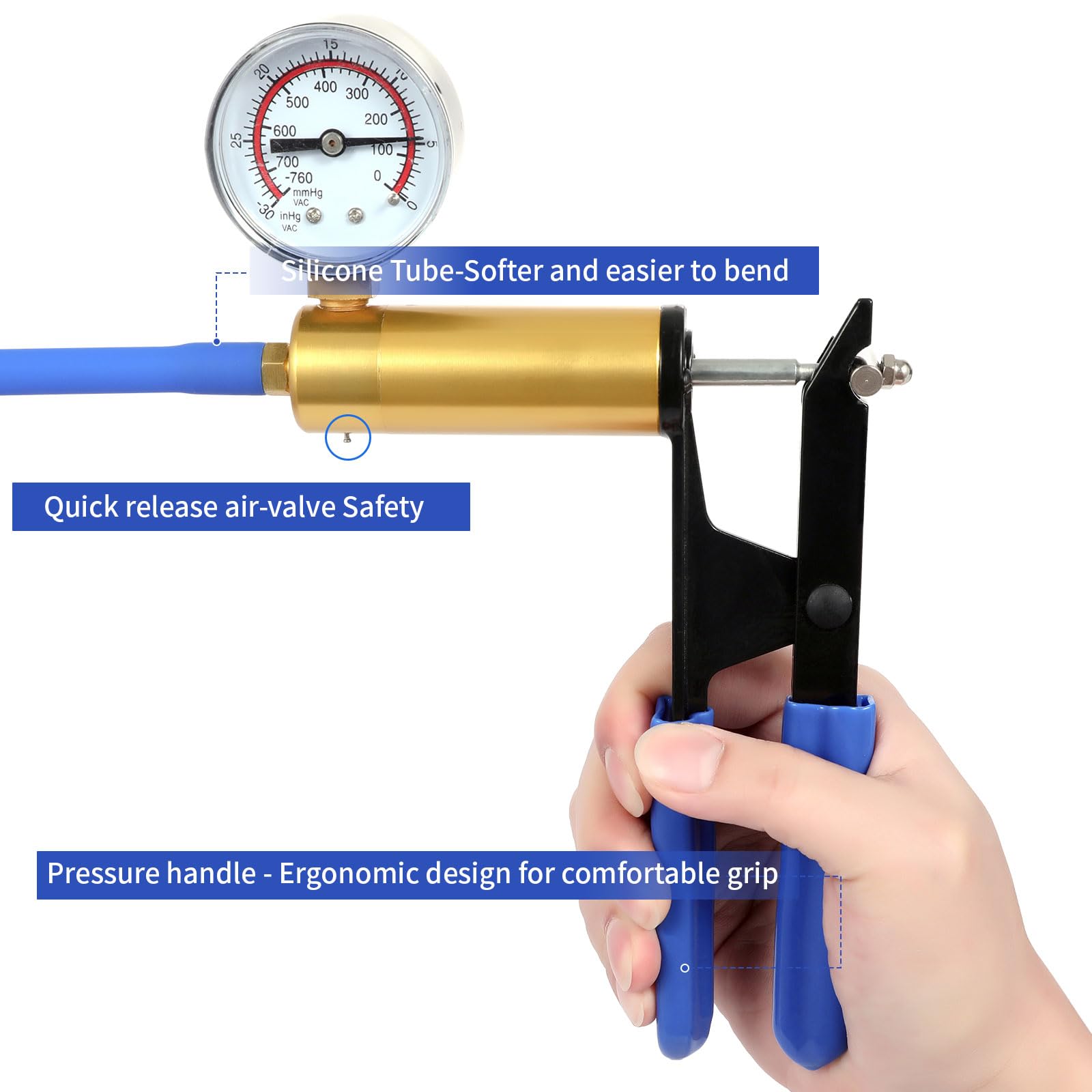 Premium Male Enhancement Vacuum Pump System with Pressure Gauge - 9