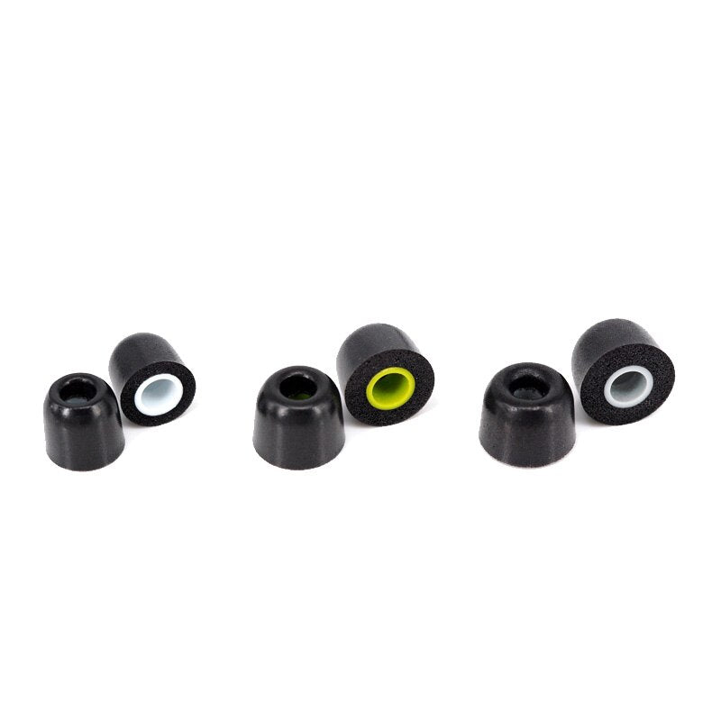 MoonDrop MIS Tip T55 Sponge Eartips (2 Pairs) - Premium Noise Isolation Ear Tips for In-Ear Monitors - Perfect for Music, Gaming & Travel