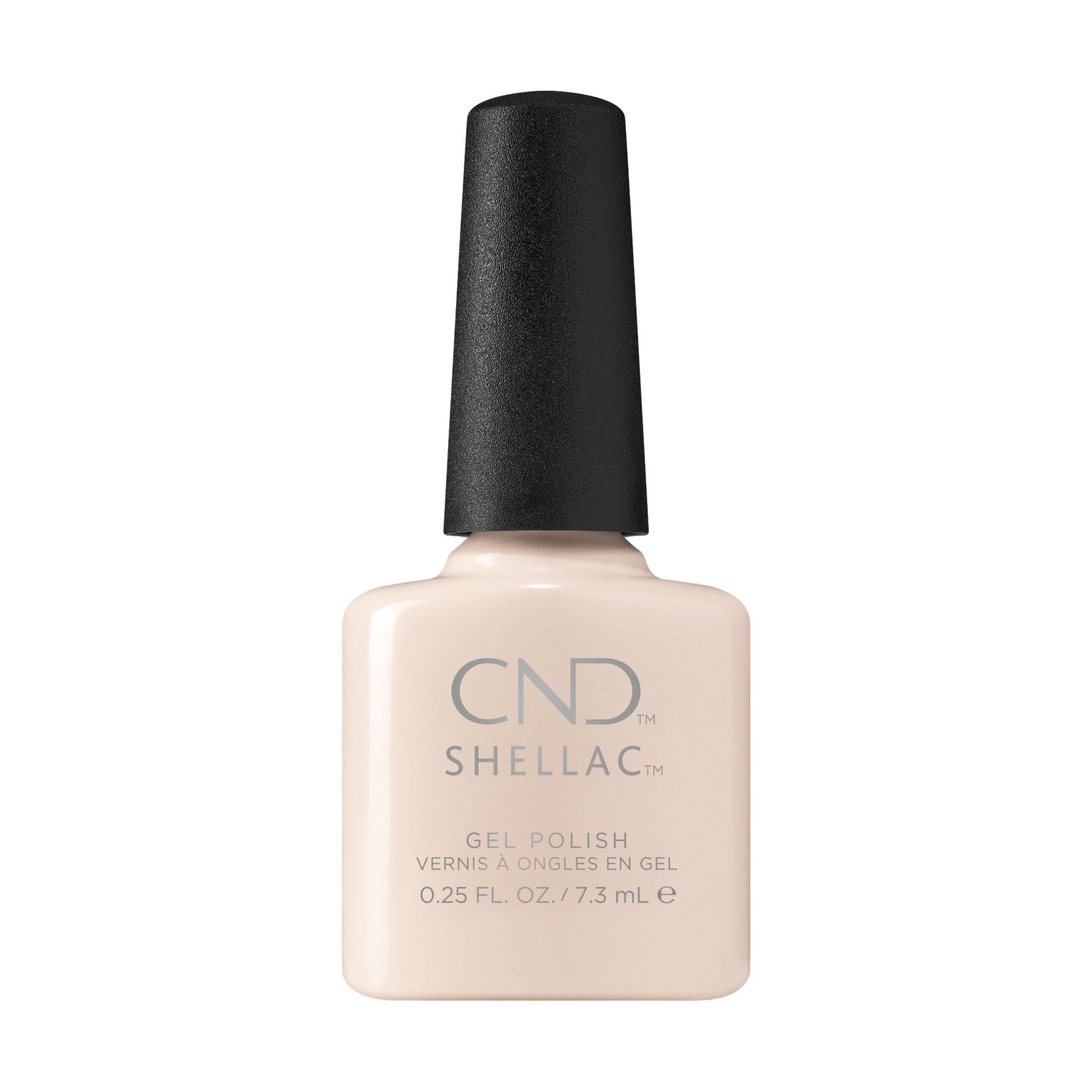 CND Shellac Nail Polish - Linen Luxury (0.25 fl oz) - Professional Gel Polish for Salon & Home Manicures - Perfect for Weddings, Parties & Everyday Wear