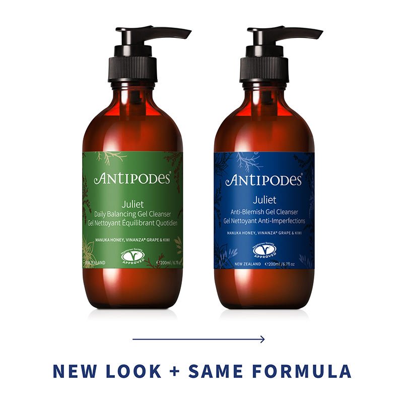 Antipodes Juliet Anti Blemish Gel Cleanser - Natural Acne Treatment Face Wash for Clear Skin | Perfect for Daily Skincare Routine & Sensitive Skin Care