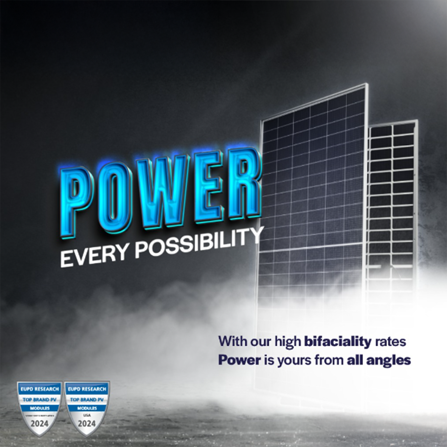Elios Voltaic 585HC BF | 585W Bifacial Monocrystalline Solar Panel for Home & Commercial Use - Ideal for Rooftop, Ground Mount, and Off-Grid Solar Systems