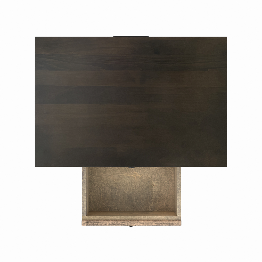 Bartlett Island Nightstand - Modern Wood Bedside Table with Drawer for Bedroom, Living Room, or Guest Room - Perfect for Storage and Stylish Home Decor