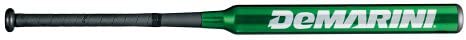 DeMarini Medusa Fastpitch Softball Bat 34/22 -22oz Drop Weight, USSSA Certified, Green & White - Perfect for Fastpitch Softball Games & Training