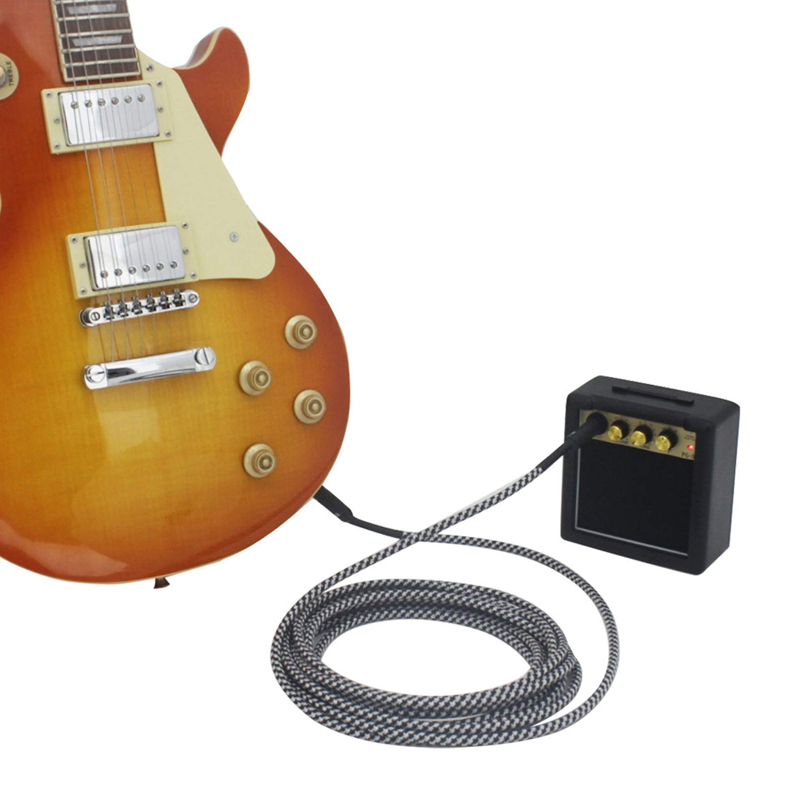 Portable 3W Mini Guitar Amplifier PG-3 for Electric Guitar & Bass - Compact Practice Amp for Home, Studio & Travel Use