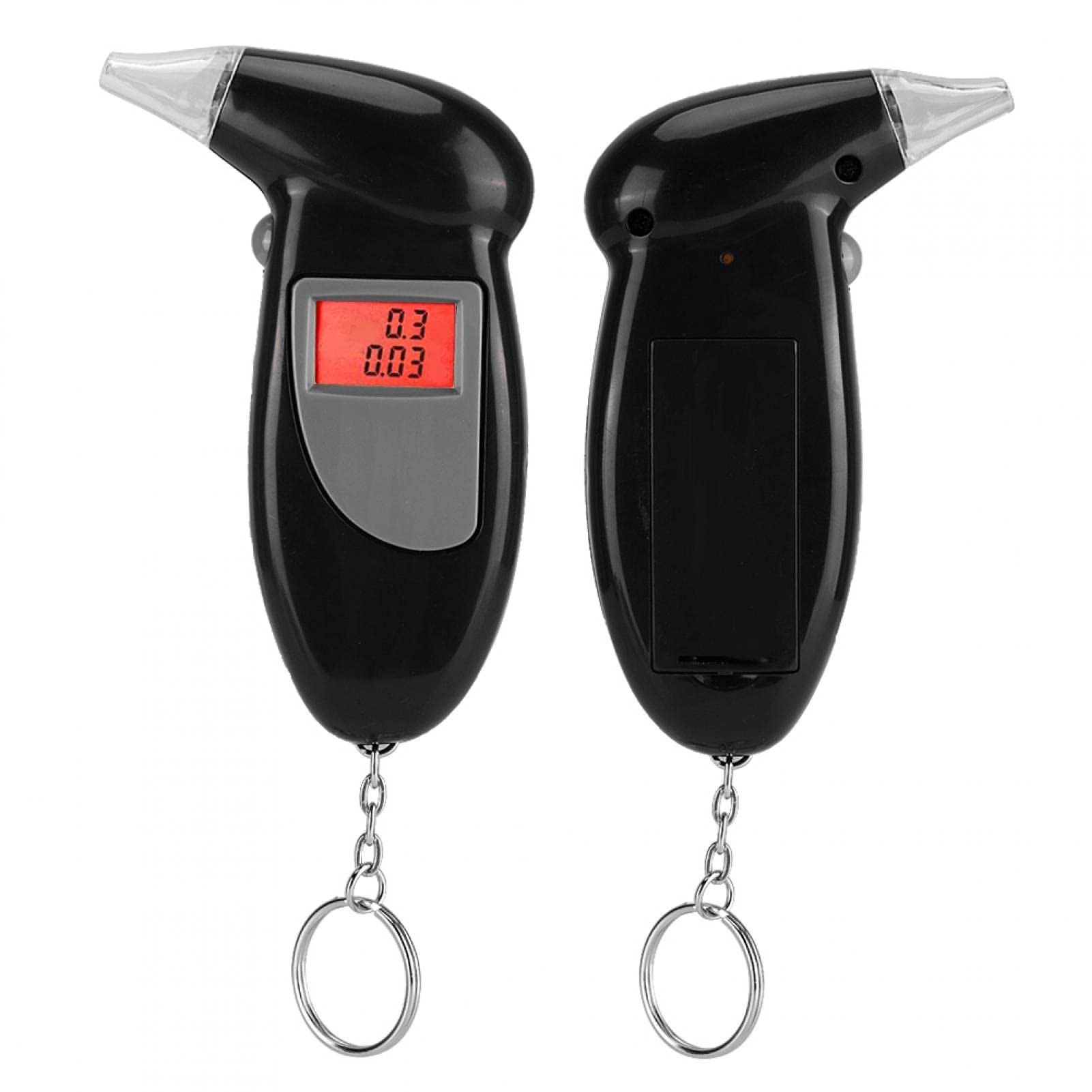 Portable Alcohol Breathalyzer with Backlight & LCD Digital Display - Accurate BAC Tester for Personal & Professional Use - Perfect for Drivers, Workplace Safety, and Home Monitoring