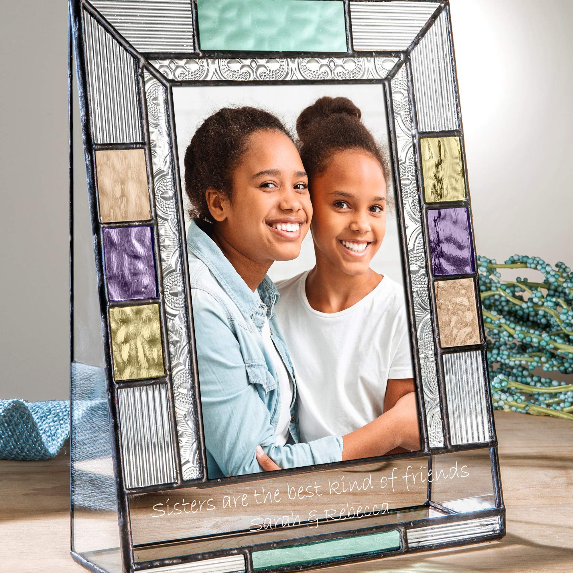 Personalized Sister Photo Frame 4x6 - Engraved Keepsake Gift for Sisters, Home Decor