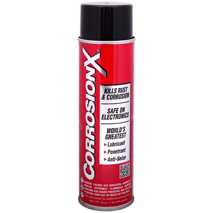 CorrosionX Cleaner & Lubricant Spray - Multi-Purpose Rust Prevention & Lubrication for Tools, Automotive, Marine & Outdoor Equipment - Ideal for DIY, Mechanics & Industrial Use