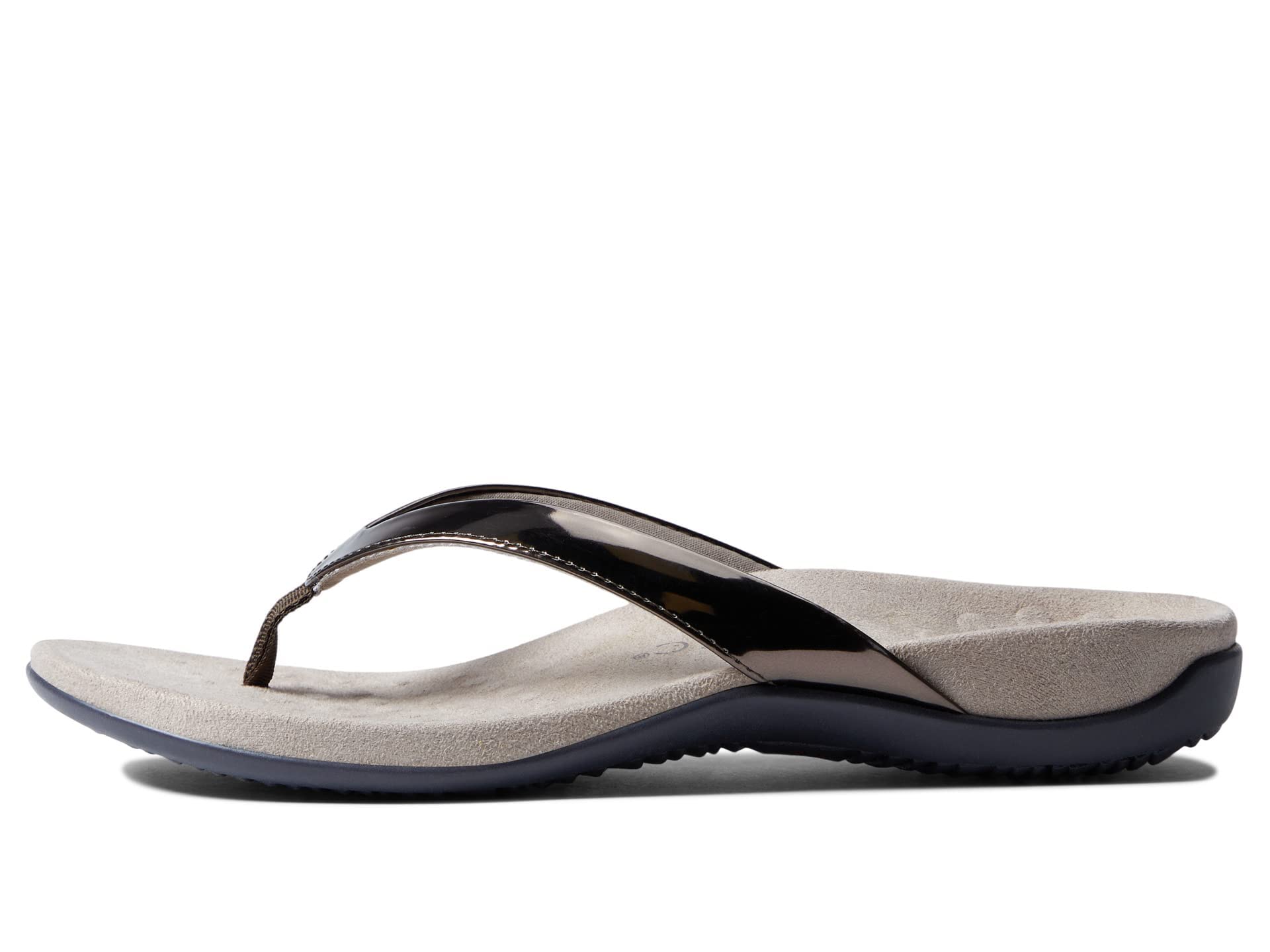 Vionic Women's Rest Dillon Toe Post Sandals - Orthotic Arch Support Flip Flops with Three-Zone Comfort Technology for Plantar Fasciitis Relief - Perfect for Beach, Pool, and Summer Walking