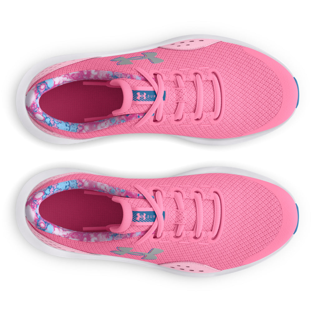 Under Armour Girls' Youth Surge 4 Running Shoes - Lightweight Athletic Sneakers for Kids' Sports & School Activities
