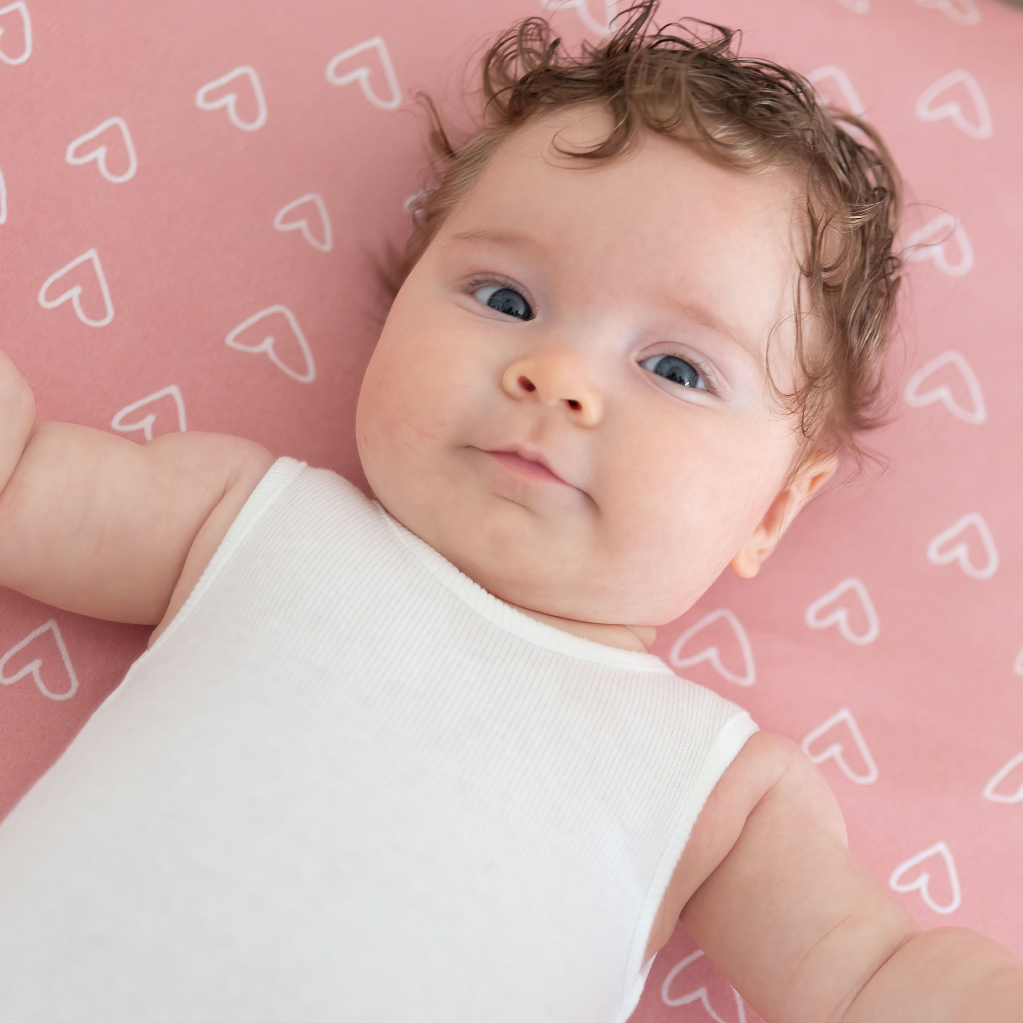 Nordic 2-Pack Jersey Cotton Fitted Sheets - Soft Dusty Berry & Rose Colors for Crib, Toddler Bed - Perfect Nursery Bedding Set for Baby Girls & Boys