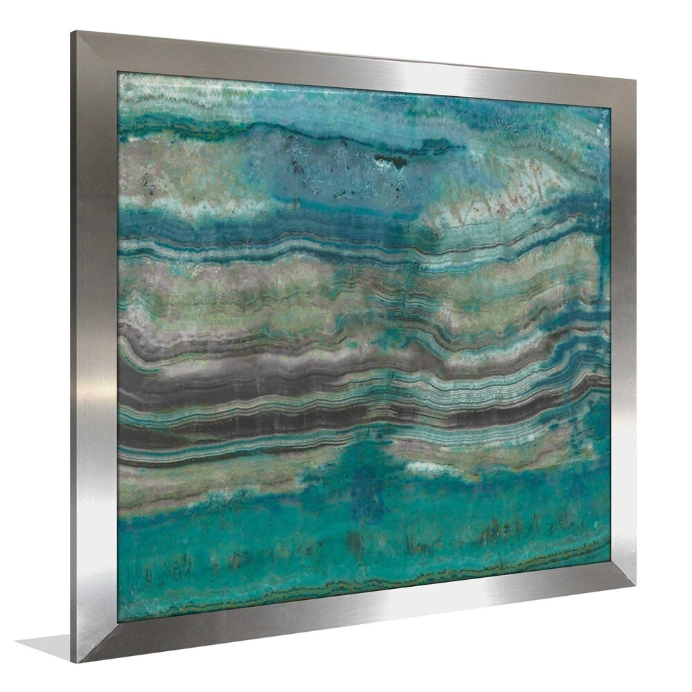Azure I by Susan Jill - Green Abstract Print on Acrylic - Modern Wall Art for Living Room, Bedroom & Office Decor