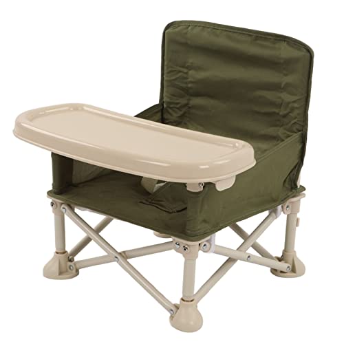Foldable Portable High Chair for Babies - Lightweight Outdoor Picnic & Dining Seat with Safety Belt - Perfect for Travel, Camping, and Restaurant Use