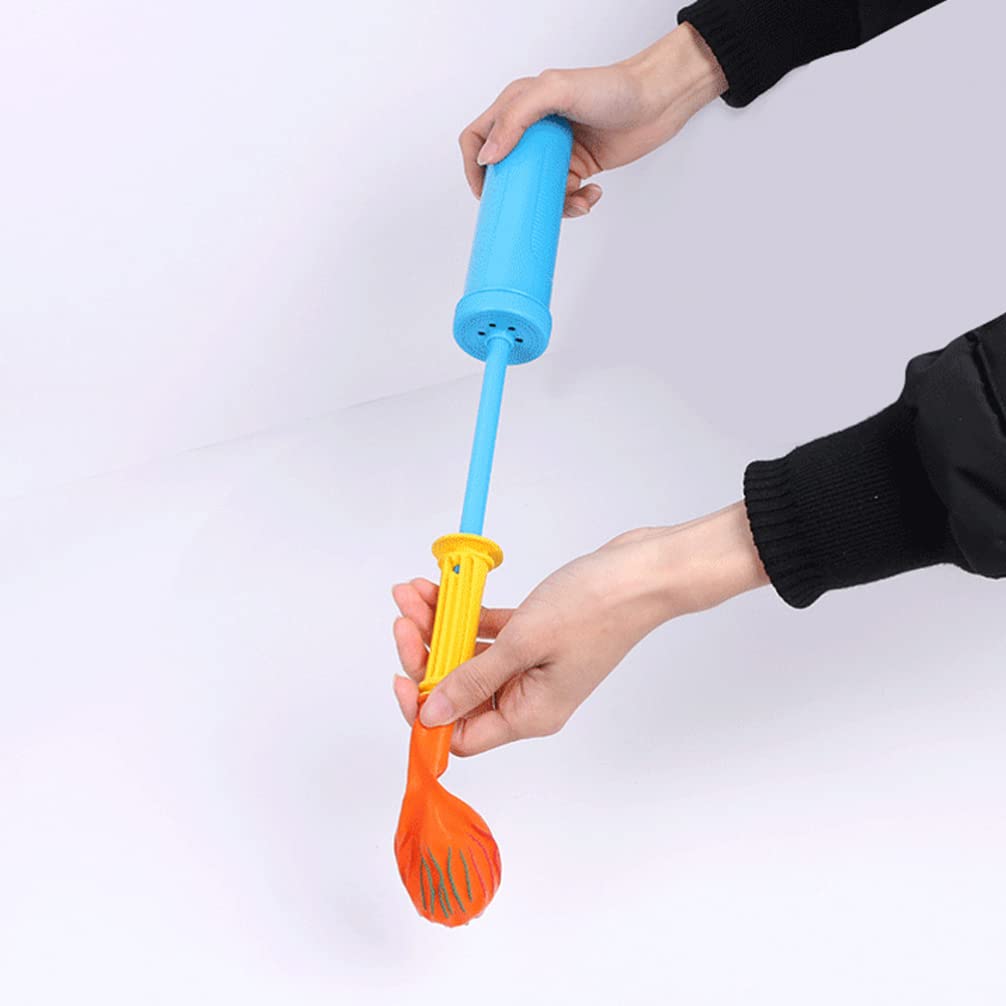 NOLITOY Manual Hand Air Pump - Portable Ball & Pool Float Inflator for Exercise Balls, Swim Toys, Balloons | Quick Inflation for Sports, Beach, Kids Play & Home Use