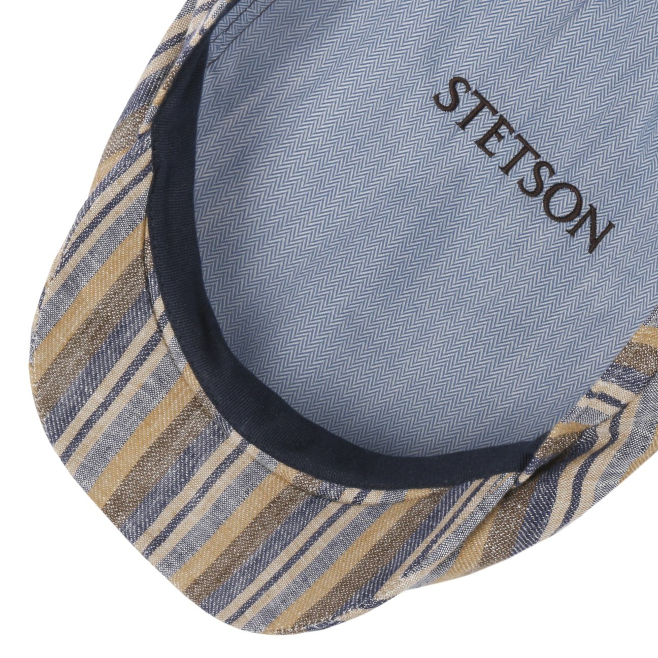 Stetson Sacota Driver Linen Flat Cap - Classic Men's Summer Hat for Golf, Driving & Outdoor Activities