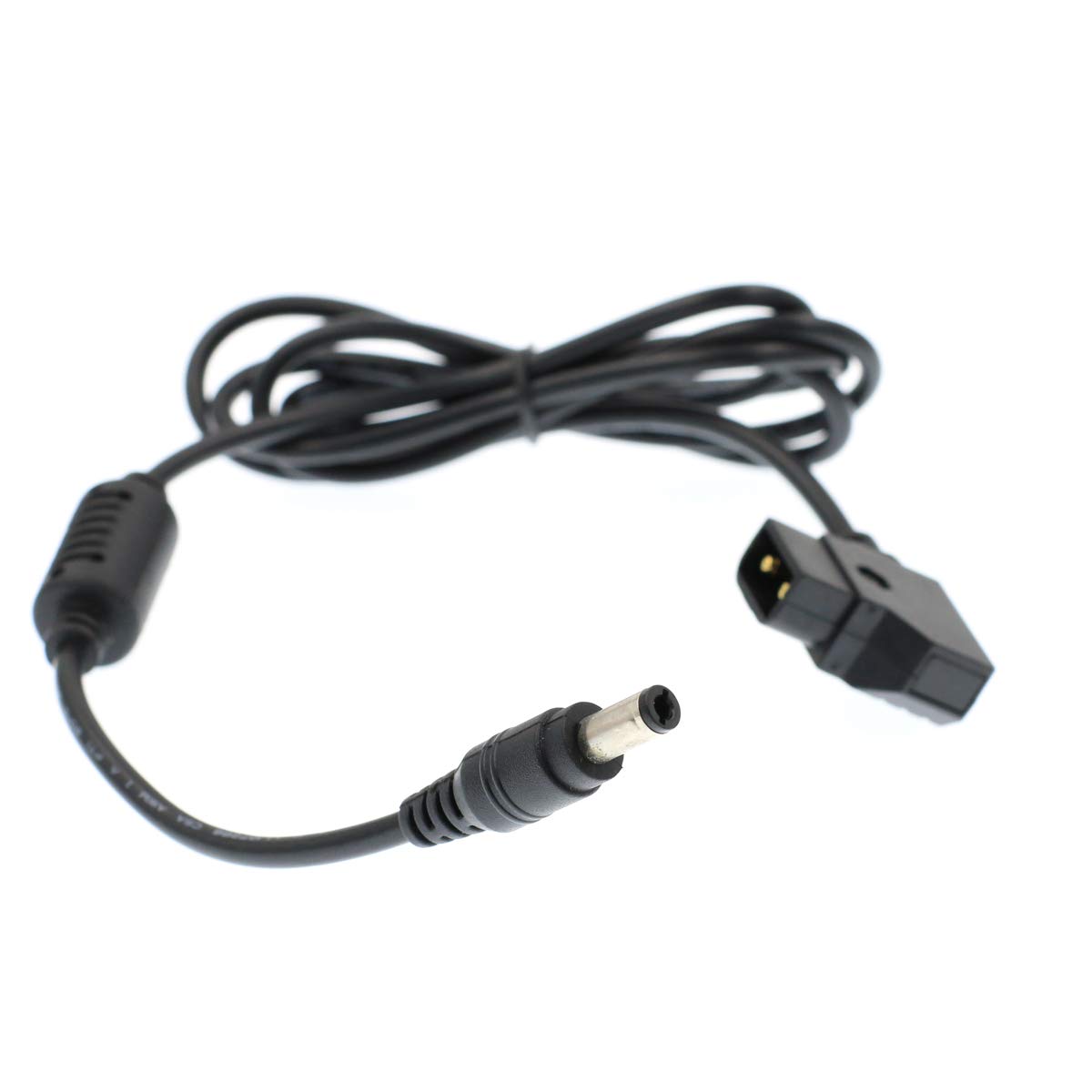 Eonvic 12V V-Mount to 2.1x5.5mm DC Barrel Power Cable for Atomos Shogun Monitor - D-Tap to DC Straight Cable for Camera Power Supply & On-Set Video Monitoring