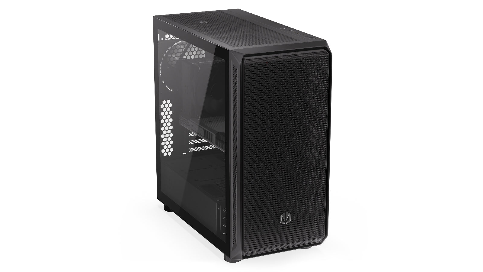 Endorfy Arx 700 Air ATX Mid Tower PC Gaming Case - High Airflow, Tempered Glass, RGB Fans (EY2A012) - Perfect for Gaming Rigs & Workstation Builds