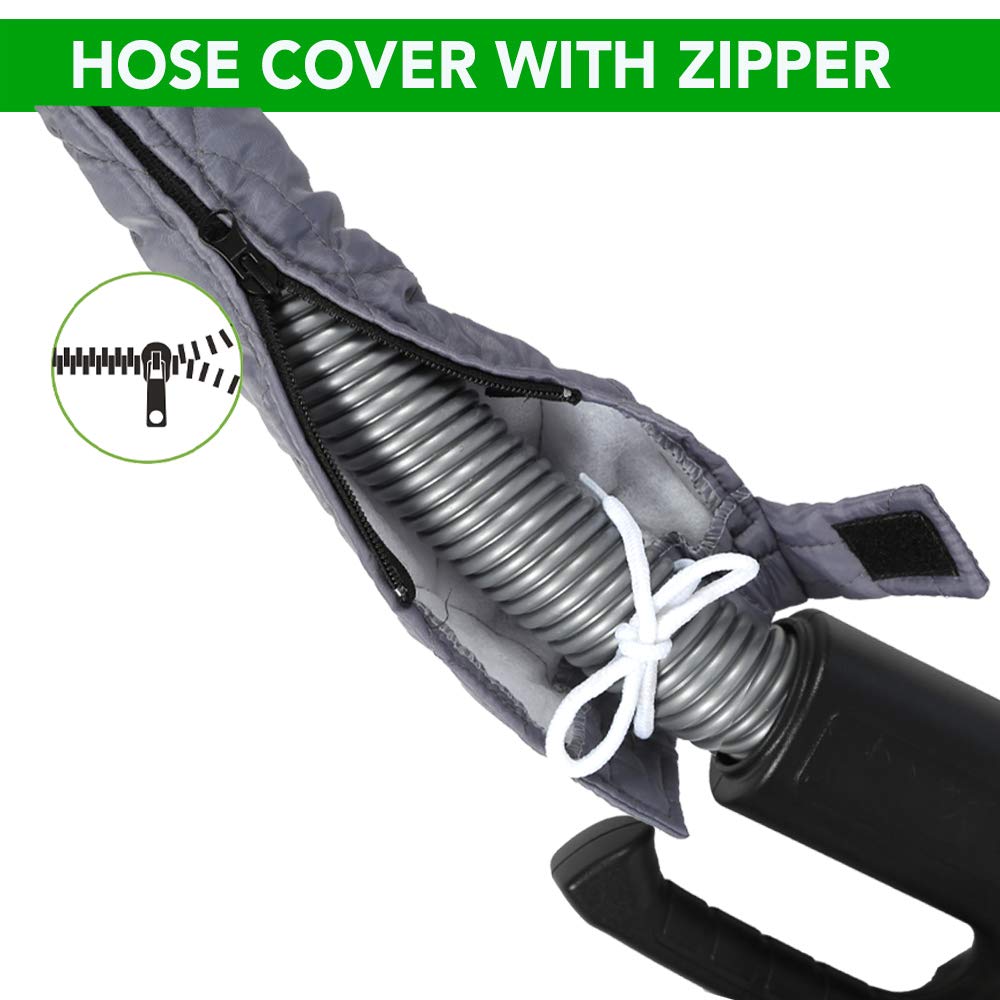 OVO Universal Padded Central Vacuum Hose Cover - Fits 35-37ft Hoses, Machine Washable, Easy Zipper Installation | Home Cleaning & Floor Care Accessory
