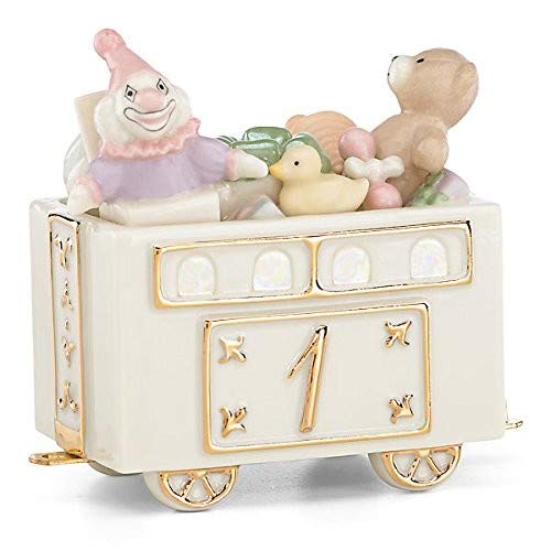 Lenox Fantastic First Birthday Car - Personalized Baby's 1st Birthday Gift for Boys & Girls | Keepsake Collectible Toy Car | Perfect for Birthday Parties, Photo Props, and Nursery Decor