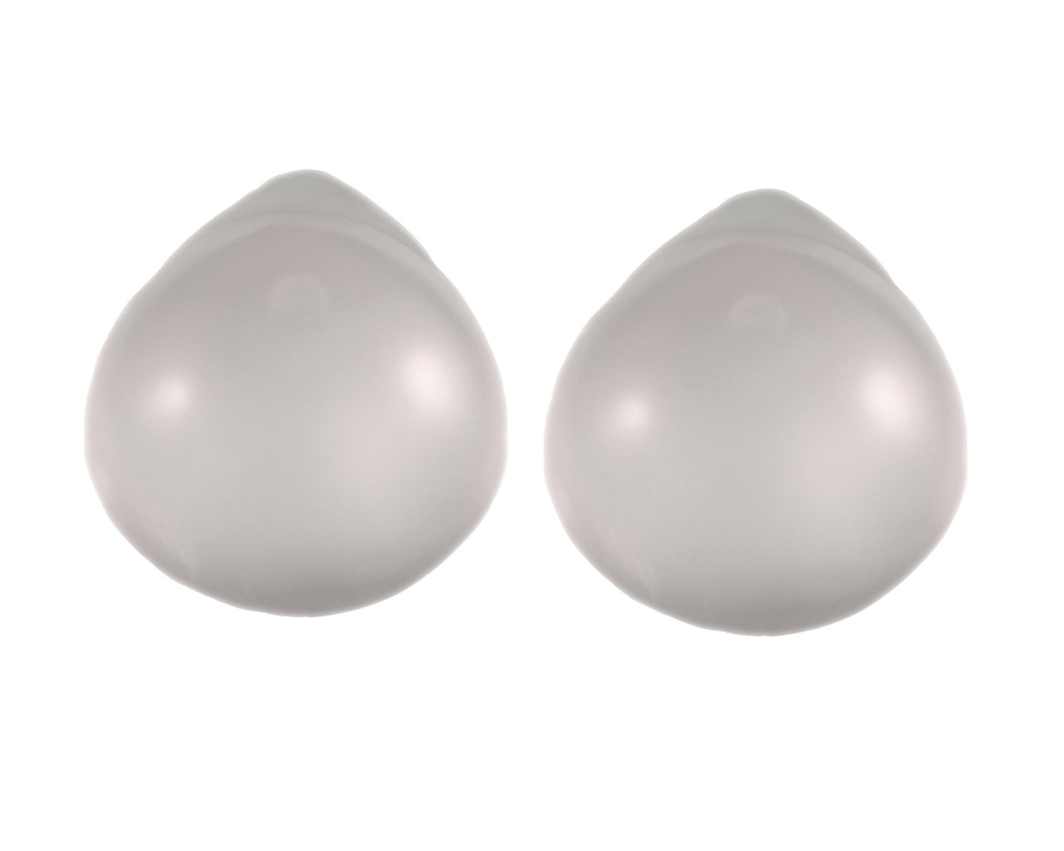 ENVY BODY SHOP Concave Swim Silicone Breast Forms for Mastectomy - Clear Waterproof Prosthetics for Swimming, Beach & Active Lifestyle