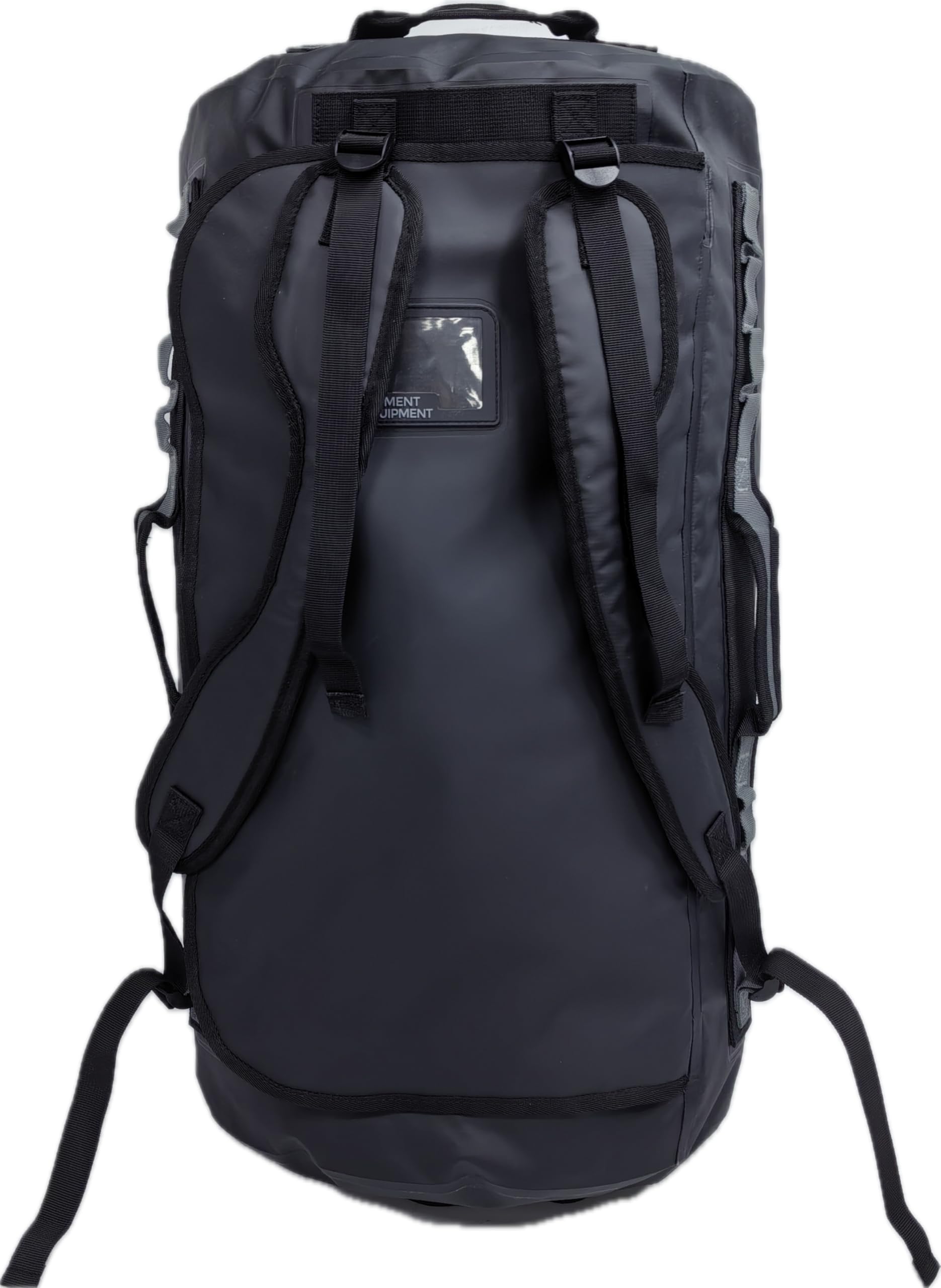 **Trailhead 2.0 Waterproof Duffel Bag with Adjustable Shoulder Straps - Large Travel Duffel for Gym, Hiking & Outdoor Adventures (Black/Grey)**
