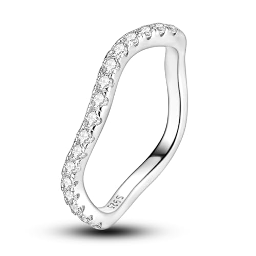Shining curve ring