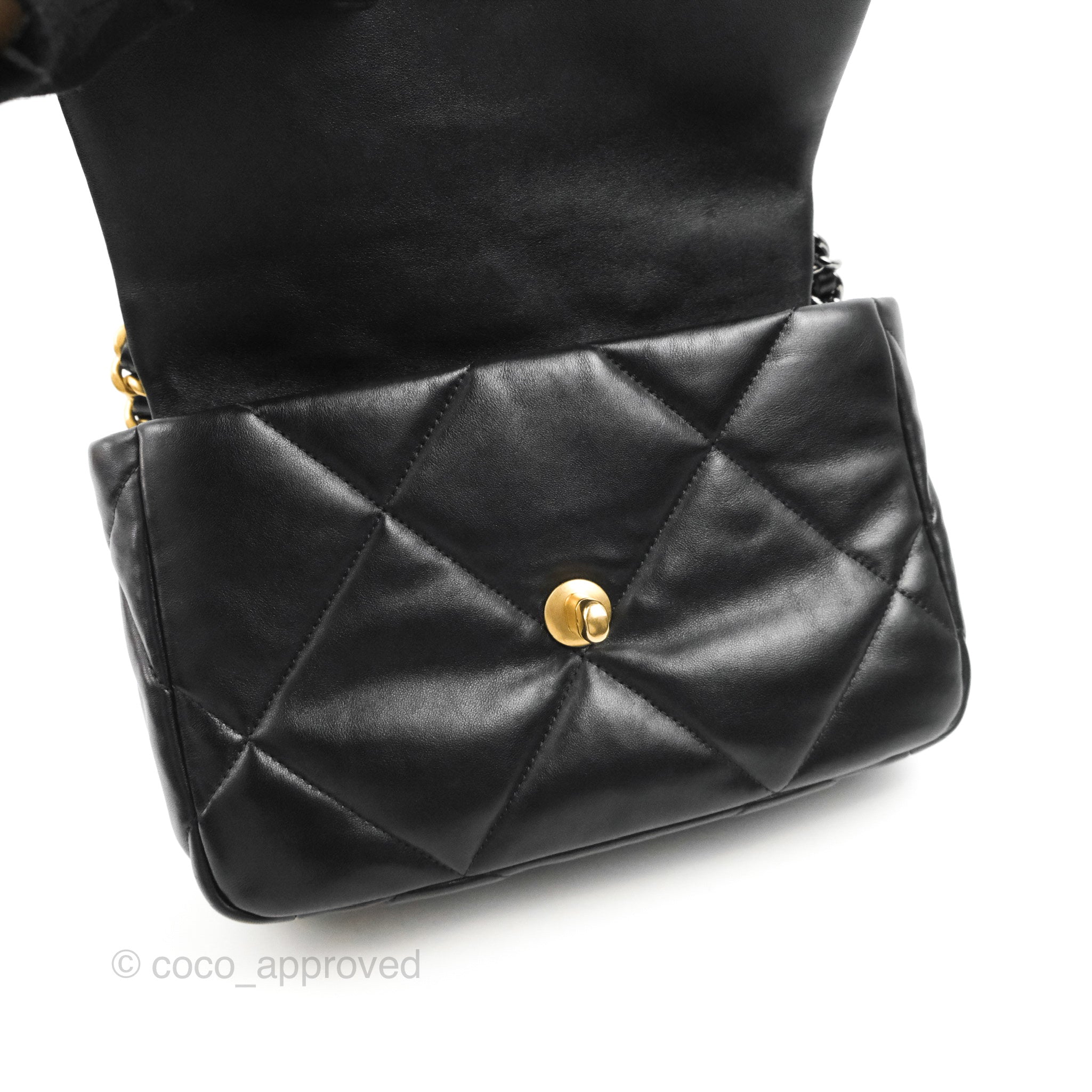 Chanel 19 Small Handbag Black Mixed Hardware - Luxury Designer Crossbody Bag for Women, Perfect for Date Night & Evening Events