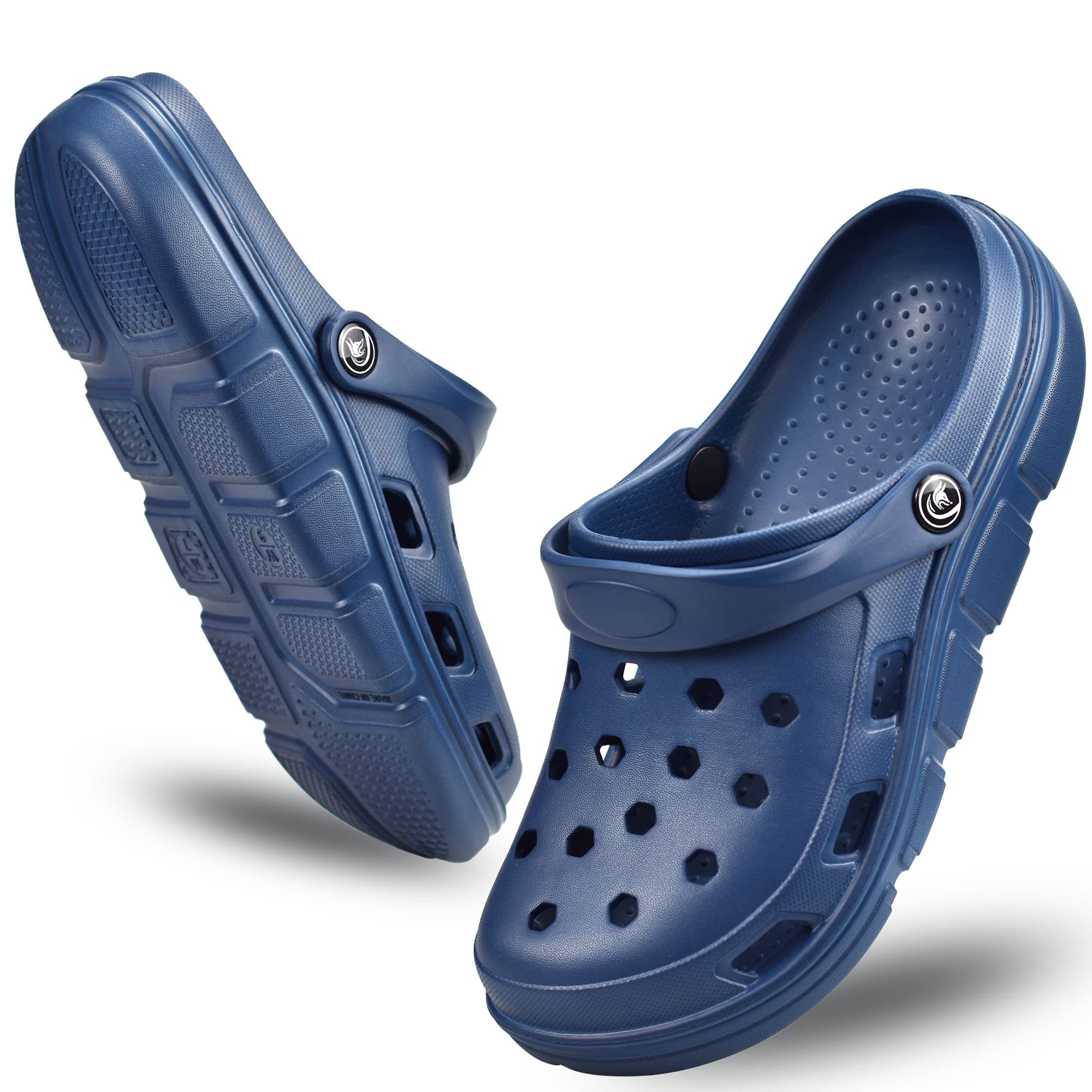 PIMIO Garden Clogs for Women & Men - Slip On Work Shoes with Arch Support, Quick-Dry Water Shoes for Outdoor, Yard Work, Beach & Pool - Comfortable Casual Sandals & Slippers for All-Day Wear