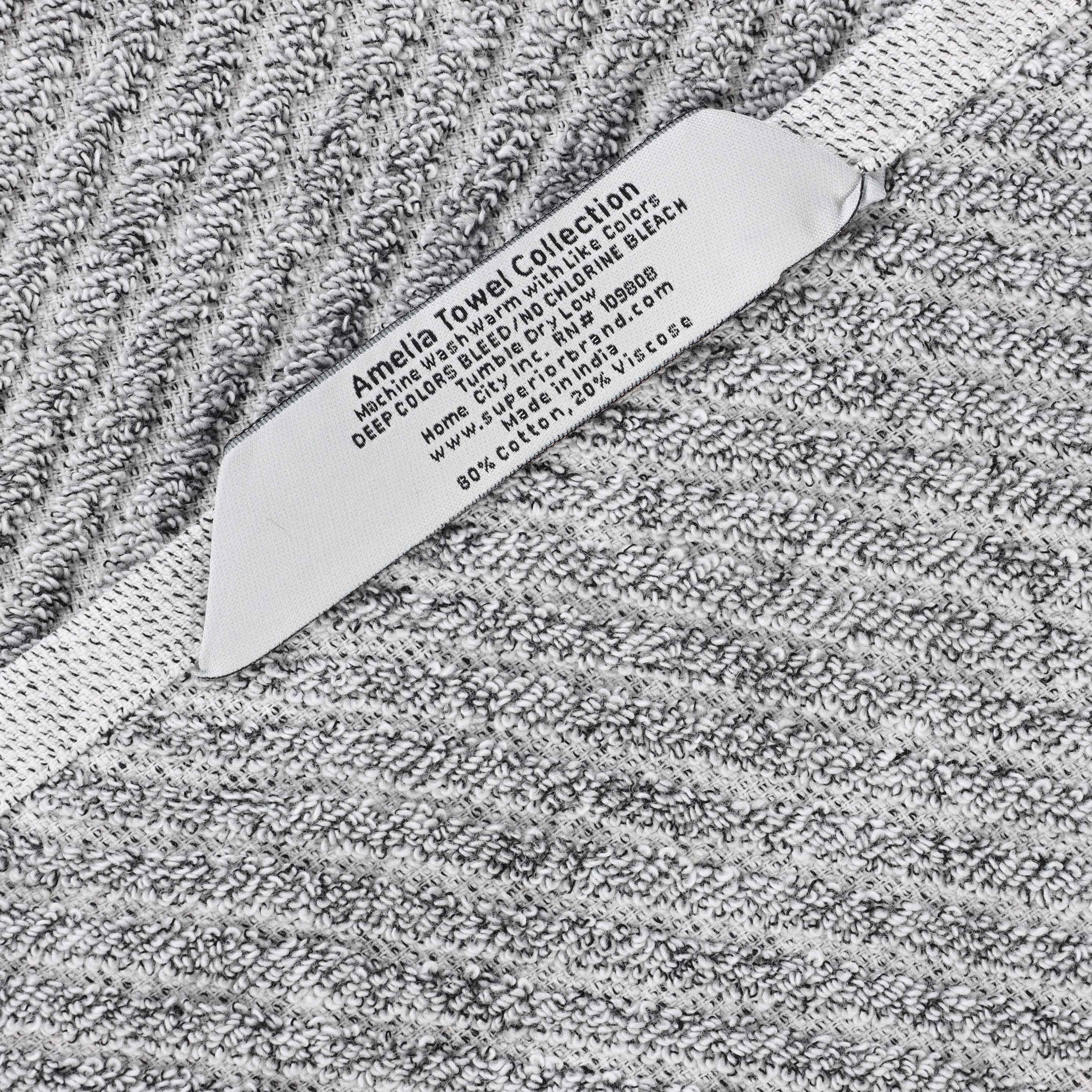 Premium Amelia Cotton Blend Diagonal Stripes Bath Towels - Soft & Absorbent Set of 2 - Perfect for Spa, Bathroom & Beach Use