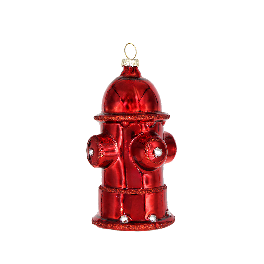 Fire Hydrant Ornament - Decorative Fire Hydrant Figurine for Home, Garden, and Firefighter Gift Ideas | Perfect for Fire Station Decor, Fireman Party Favors, and Outdoor Lawn Decorations