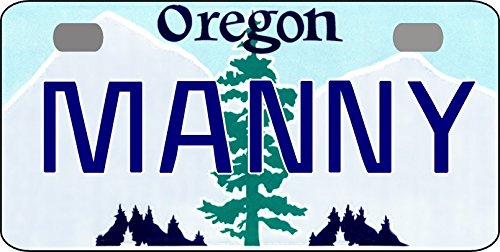 Custom Oregon Bicycle License Plate - Personalized with Any Name - Perfect for Bike Decor, Gifts & Collectibles