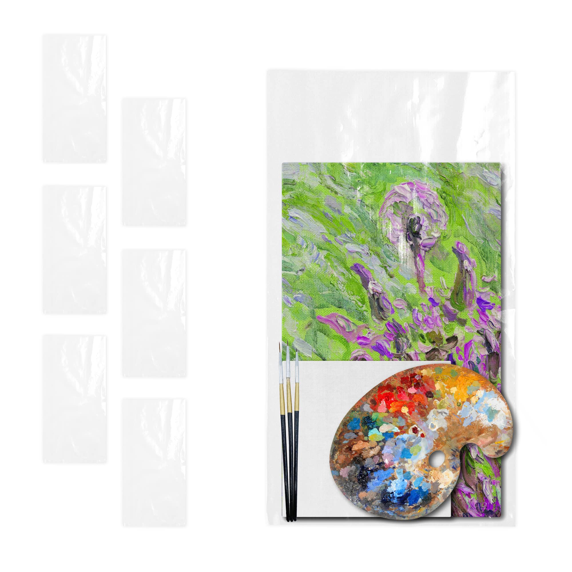 500 Clear Poly Mailers 15x36 Inch - 2 Mil PE Open Top Packing Bags for Clothing & Shirts | Durable Shipping Bags for Ecommerce, Retail & Online Stores
