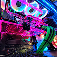 HyperFlow Water Cooling System - High Performance PC Liquid Cooling Kit for Gaming Rigs & Workstations - Perfect for Overclocking & Silent Operation